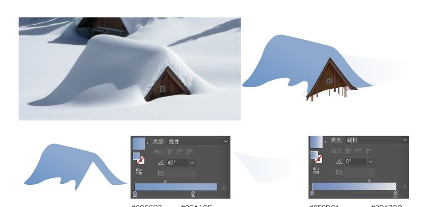 Photoshop绘制极光主题的美丽插画