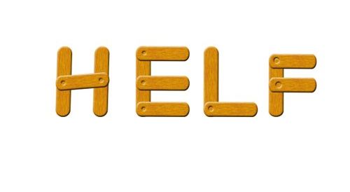 ps制作木质拼接字体特效