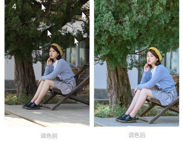 Photoshop清新通透的美女人像照片