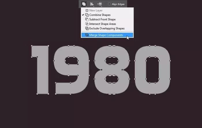 用PS制作80年代文字效果