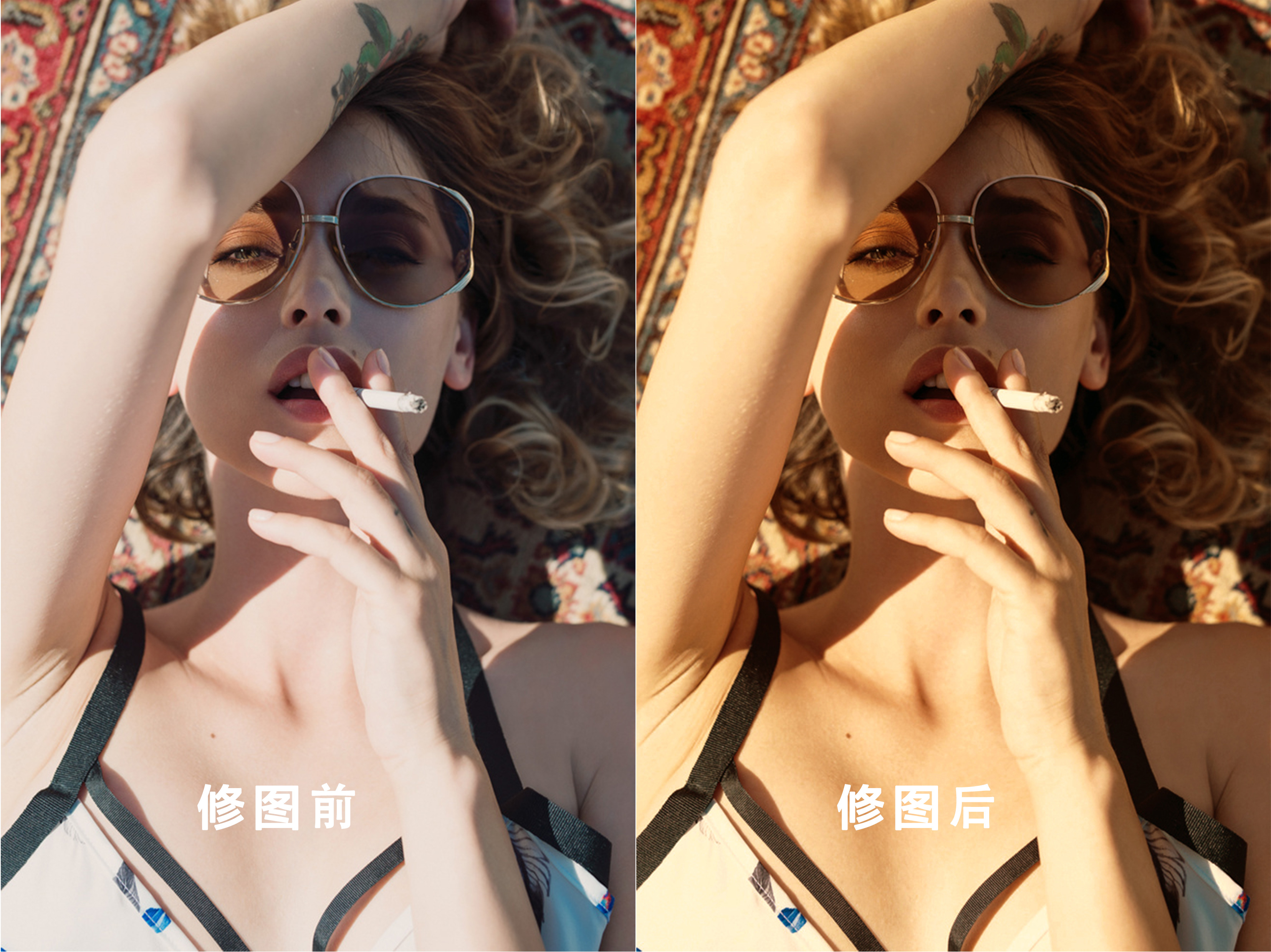 ps调出质感小麦色皮肤方法