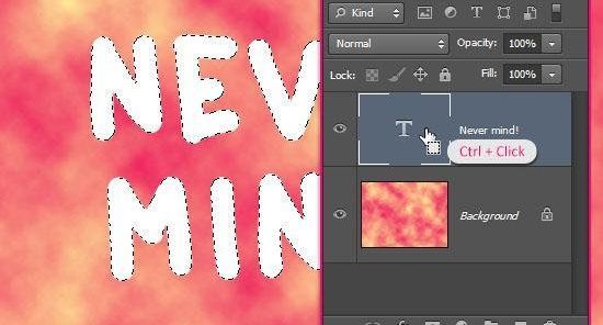 ps cs6设计颓废描边字效果方法