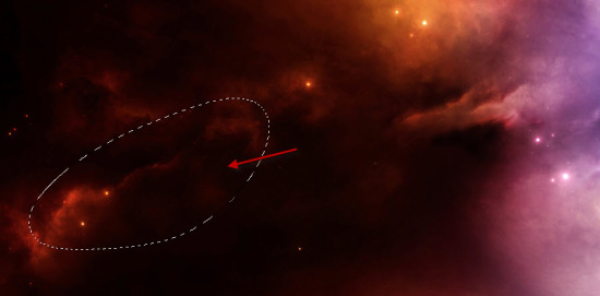 ps设计有点烟雾形态的紫色星空字效果