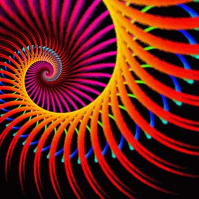 ps制作超级螺旋变幻线