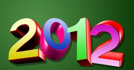 用ps制作2012新年壁纸