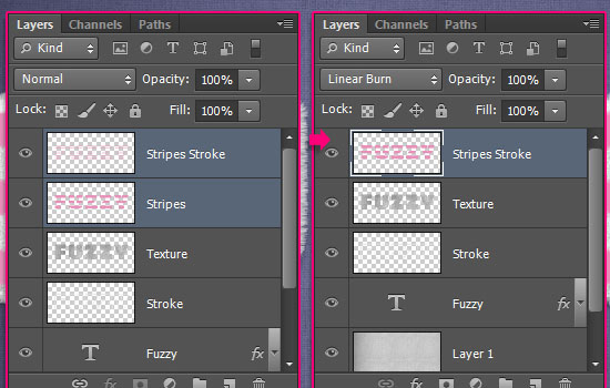 ps cs6设计毛巾字方法