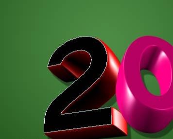 用ps制作2012新年壁纸