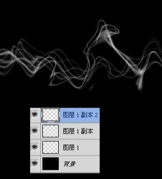用ps制作抽象动态电波