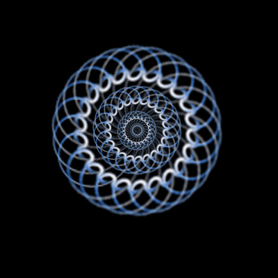 ps制作超级螺旋变幻线