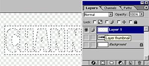 利用PhotoShop通道创建3D立体字效果
