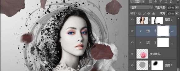 ps素材合成插画效果图片