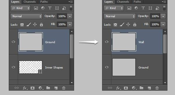 Photoshop制作红色大气的立体字方法