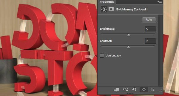 Photoshop制作红色大气的立体字方法