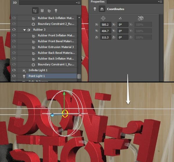 PS制作红色积木立体文字图片