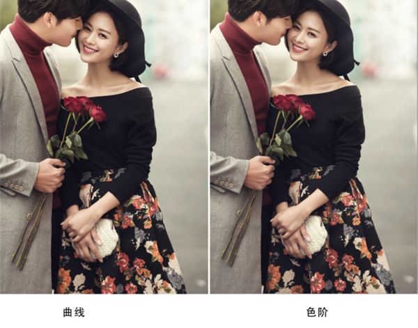 Photoshop曲线和色阶的异同之处