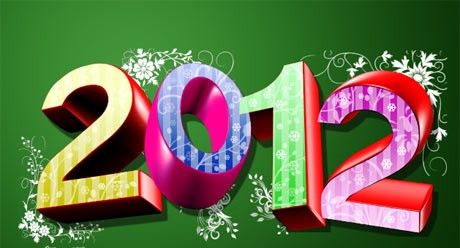 用ps制作2012新年壁纸