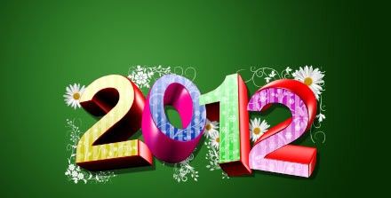 用ps制作2012新年壁纸