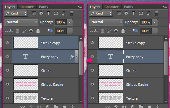 ps cs6设计毛巾字方法