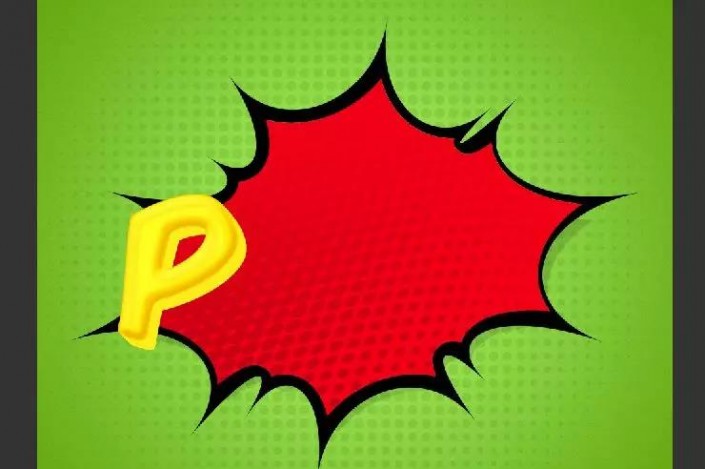 ps制作金色卡通的英文立体字
