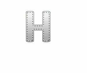ps制作绿色质感水晶字