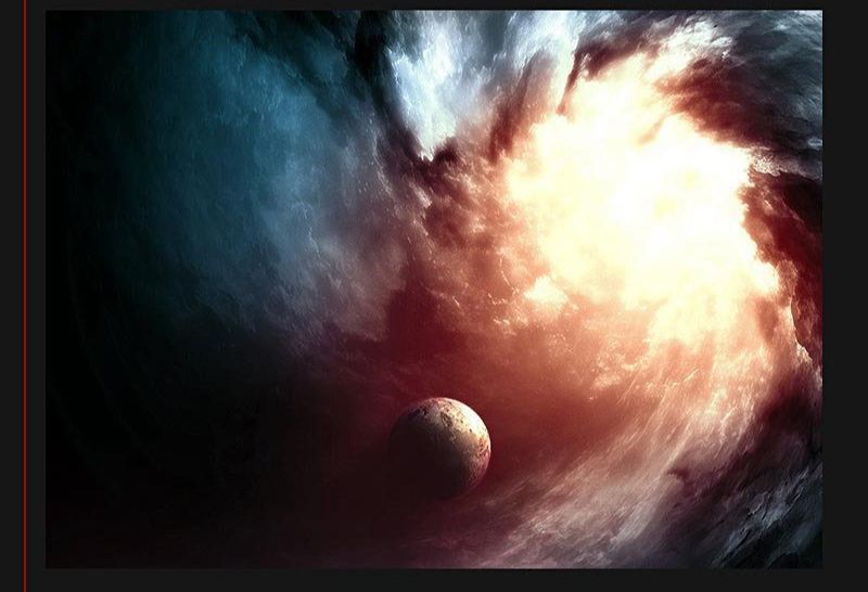 ps设计大气科幻风格立体字方法