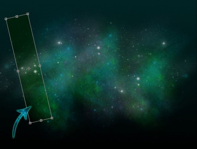 ps设计星云背景抽象纹理文字方法
