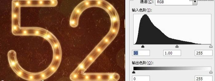 ps制作霓虹灯字体方法