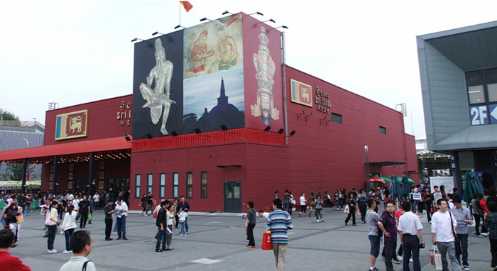 ps合成商场图片添加热闹气氛