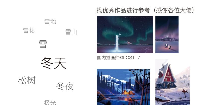 Photoshop绘制极光主题的美丽插画