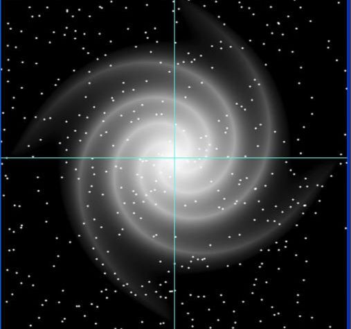 Photoshop滤镜制作漂亮星空