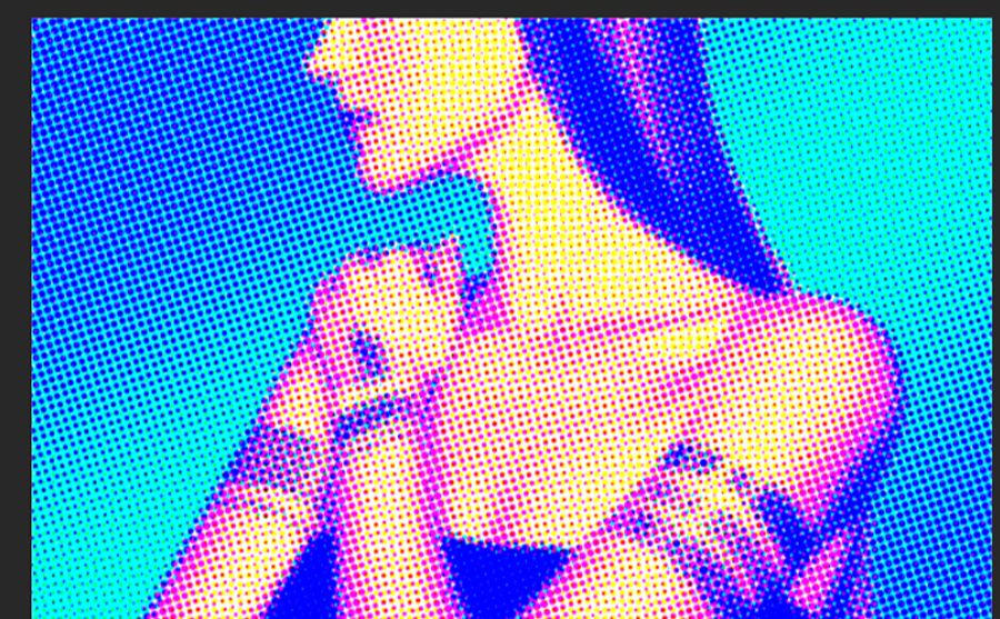 Photoshop制作绚丽多彩的波普风海报