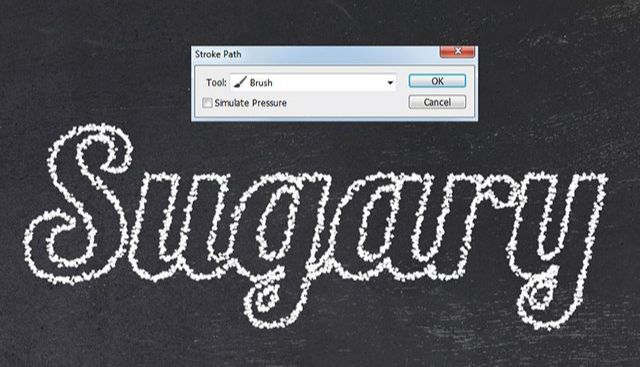 photoshop怎么制作霜冻字方法
