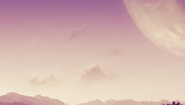 ps合成外星郊外场景方法