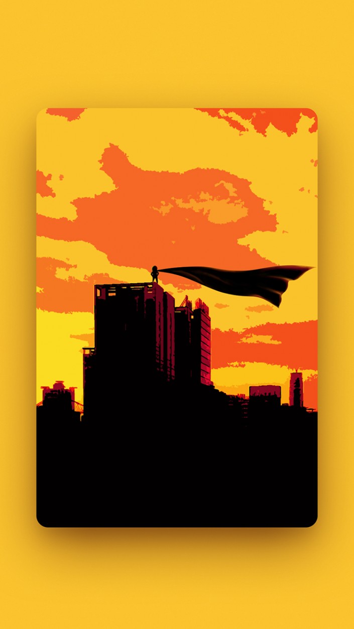 Photoshop制作矢量风格的城市插画效果