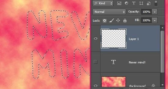 ps cs6设计颓废描边字效果方法
