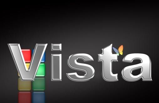 Photoshop制作VISTA炫金质感文字效果