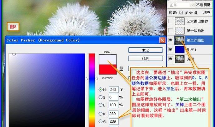 用PS抠出蒲公英的两种方法