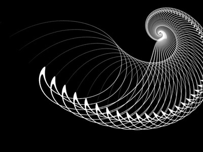 ps制作超级螺旋变幻线