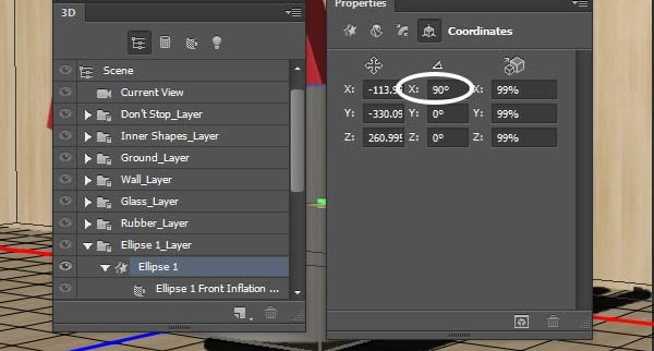 Photoshop制作红色大气的立体字方法