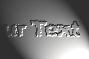 利用PhotoShop制作液体金属字