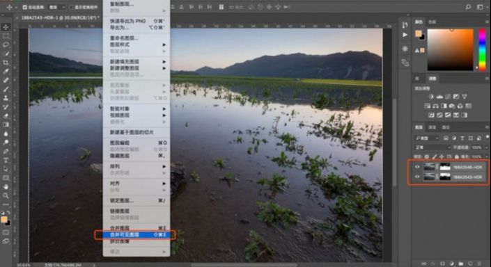 Photoshop后期用曝光合并完成优质作品