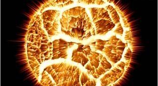 ps制作爆炸星球效果