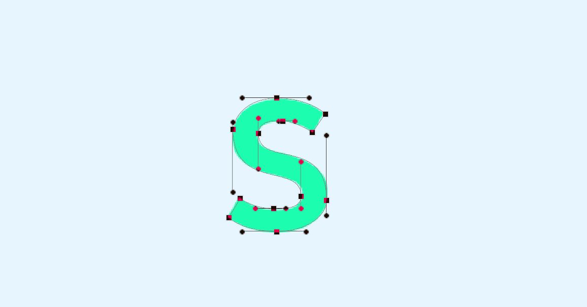 ps钢笔工具画出贝塞尔曲线
