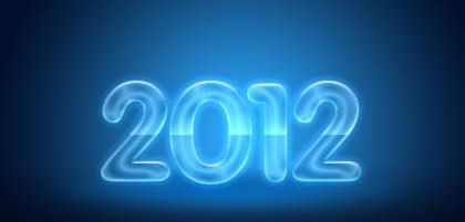 ps制作2012新年贺卡方法
