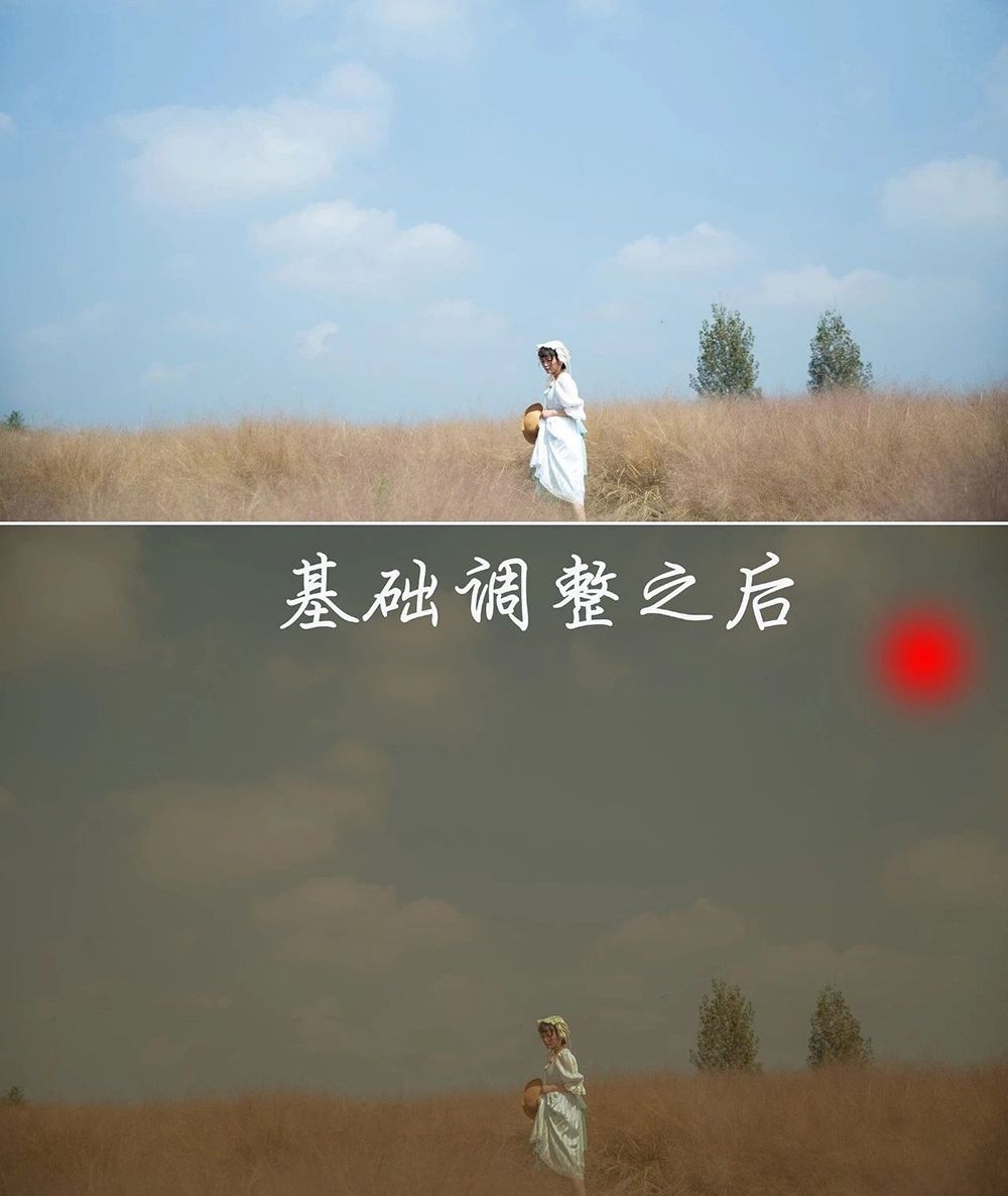 Photoshop调出外景人像照片暗色艺术效果