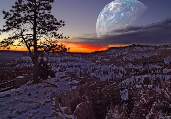 ps照片合成添加星球背景