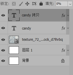 ps快速制作糖果字体