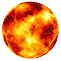 PS使用滤镜打造一颗火热的星球