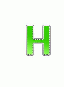 ps制作绿色质感水晶字