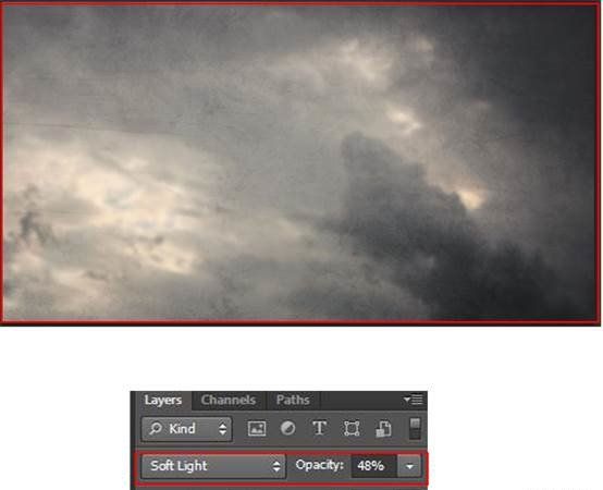 ps CS6合成浴火天使效果图片